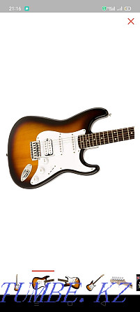 Электрагітара Fender Squier Bullet HSS і комбаўзмацняльнік Cort CM15w Алматы - photo 3