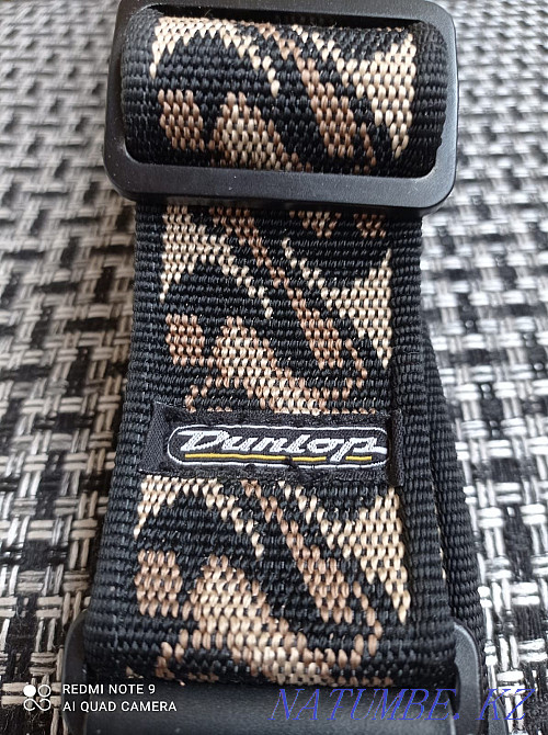 Продам новый, мощный, фирменный ремень для гитары Danlop! Алматы - изображение 1