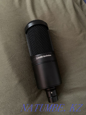 Audio technica AT2020 студиясының конденсаторлы микрофоны  Астана - изображение 1