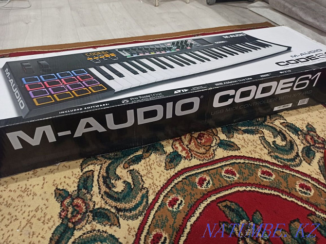 M-audio code 61. MIDI keyboard. Pavlodar - photo 2