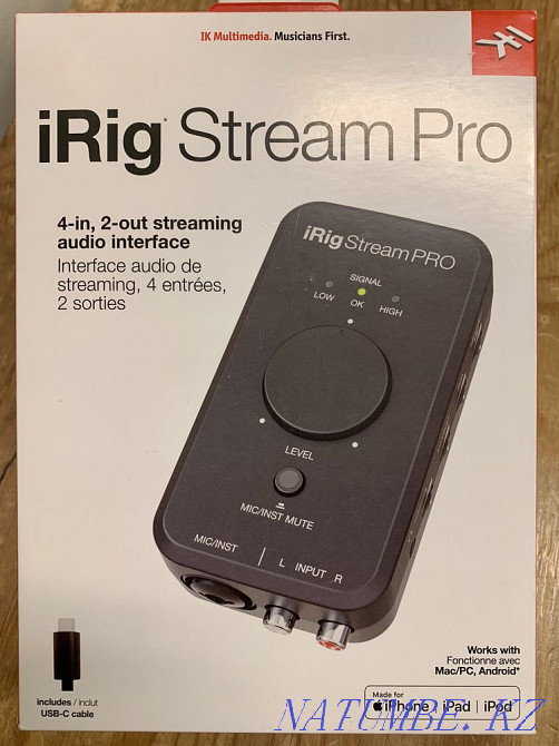 Внешняя звуковая карта IK Multimedia iRig Stream Pro Астана - изображение 3