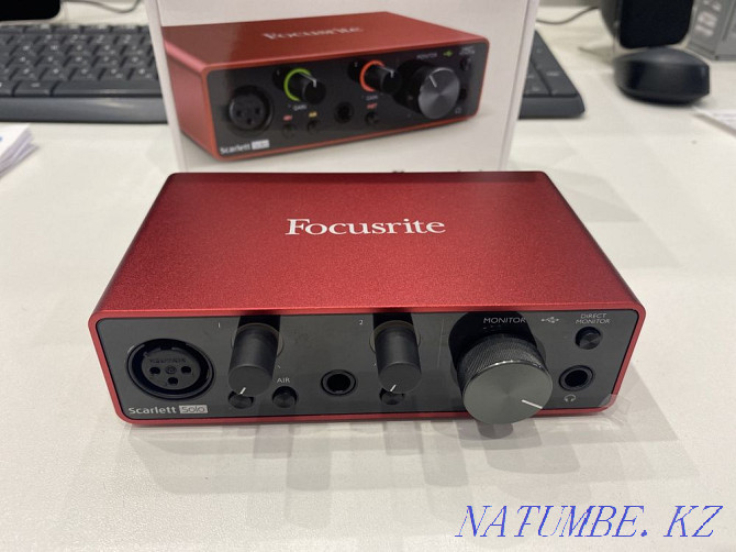 Звуковая карта Focusrite Scarlett Solo 3rd, внешняя, студийная, новая Семей - изображение 1