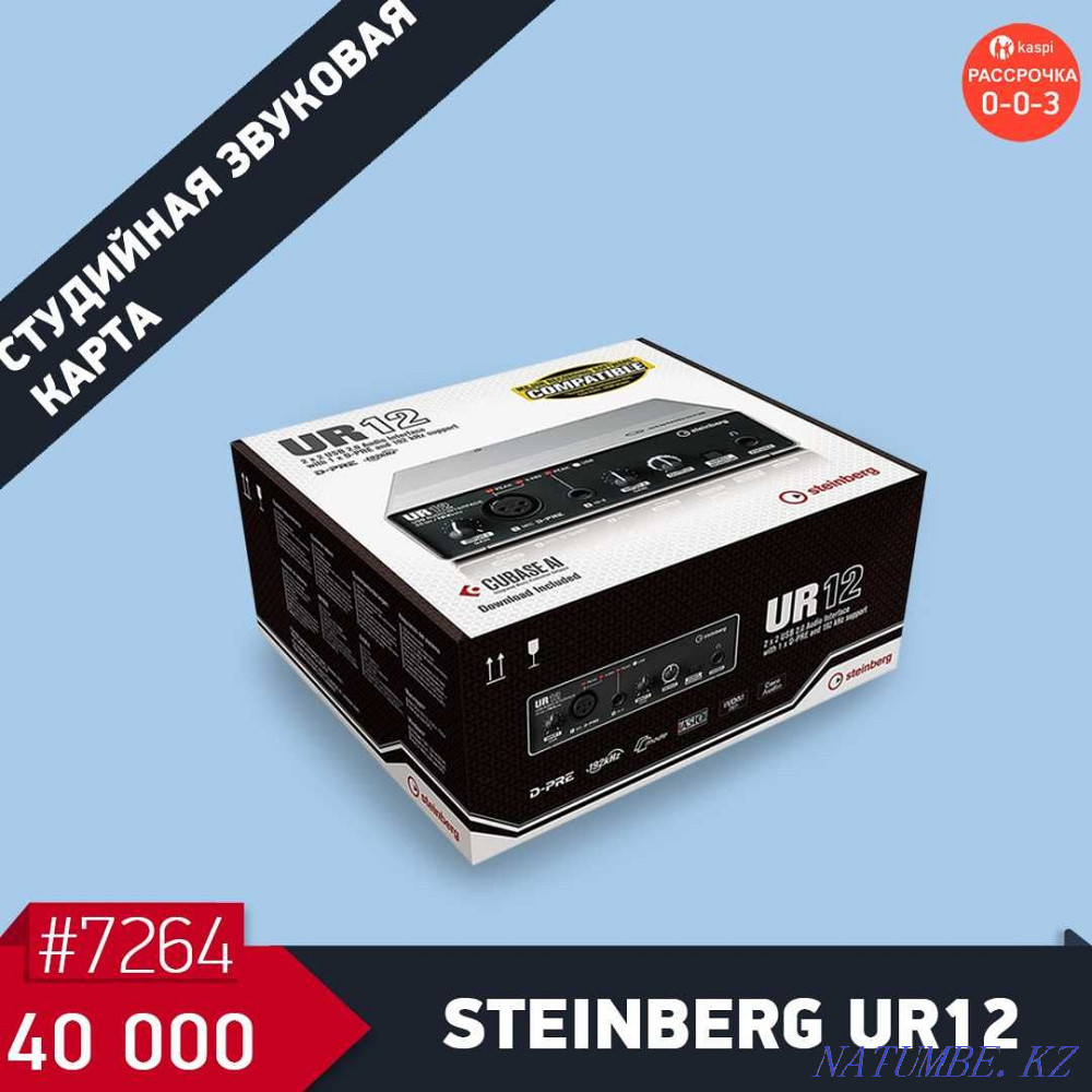 STEINBERG UR12 studio sound card Almaty - photo 1