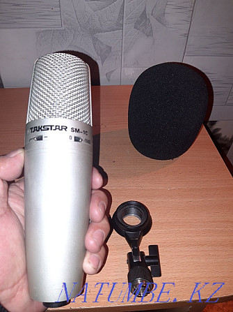 Takstar studio microphone and sound card  - photo 2
