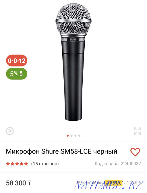Sound card and professional microphone Petropavlovsk - photo 1