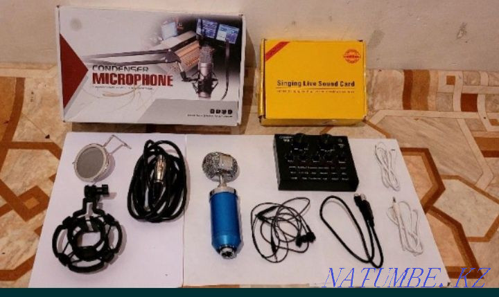 Студийный микрофон бм8000 Атырау - изображение 1