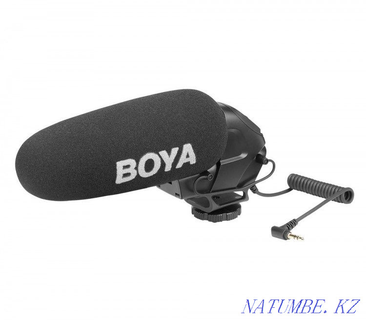 Камерадағы микрофон, Gun микрофоны BOYA BY-BM 3031  Алматы - изображение 1