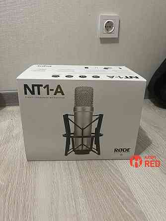 В наличии! Новый Rode NT1-A студийный микрофон + стойка! KASPI RED Астана