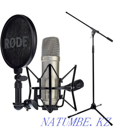В наличии! Новый Rode NT1-A студийный микрофон + стойка! KASPI RED Астана - изображение 4