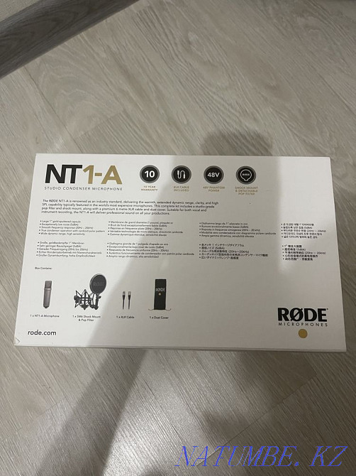 In stock! New Rode NT1-A studio microphone + stand! KASPI RED Astana - photo 3
