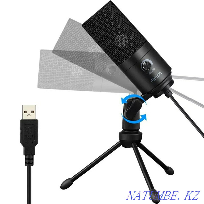 Магазин MiMix предлагает студийный микрофон Fifine K669B с доставкой Актобе - изображение 3