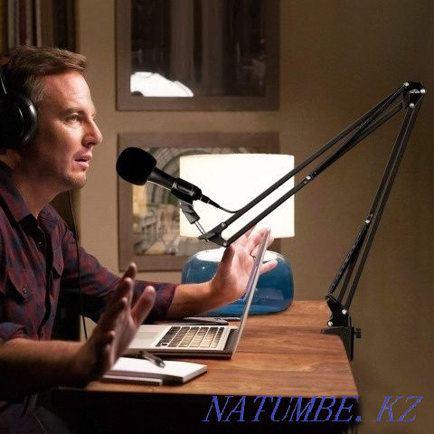 Үстелге арналған МИКРОФОН ТҰРЫҒЫ, СТУДИЯ үшін пантограф  Алматы - изображение 4