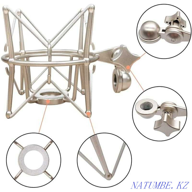 Микрофон ұстағыш Neumann EA 2 MT SPIDER  Алматы - изображение 3