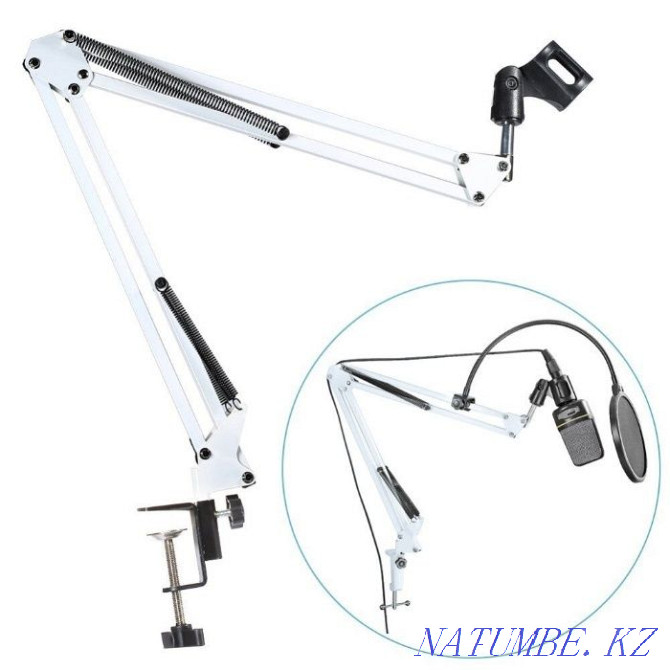 Rack tripod pantograph for microphone microphone stand Almaty - photo 1