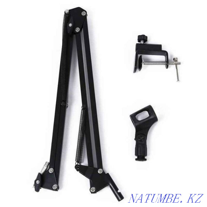 Rack tripod pantograph for microphone microphone stand Almaty - photo 3