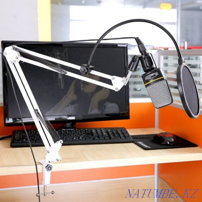 Rack tripod pantograph for microphone microphone stand Almaty - photo 7