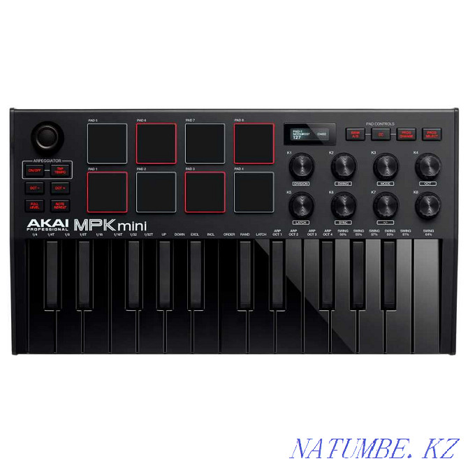 MIDI-клавиатура AKAI MPK MINI 3 Усть-Каменогорск - изображение 1