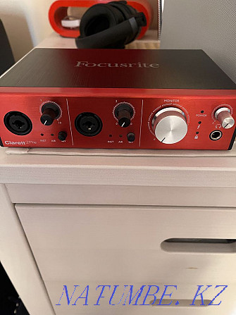 Продам звуковую карту Focusrite Clarett 2Pre Thunderbolt Алматы - изображение 1