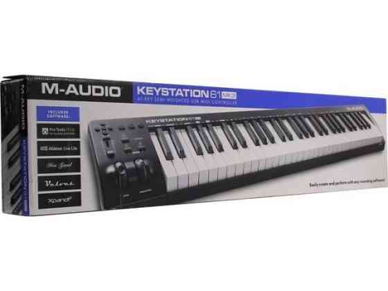 Продам MIDI-клавиатура M-Audio Keystation 61 MK3 Black  Қостанай 