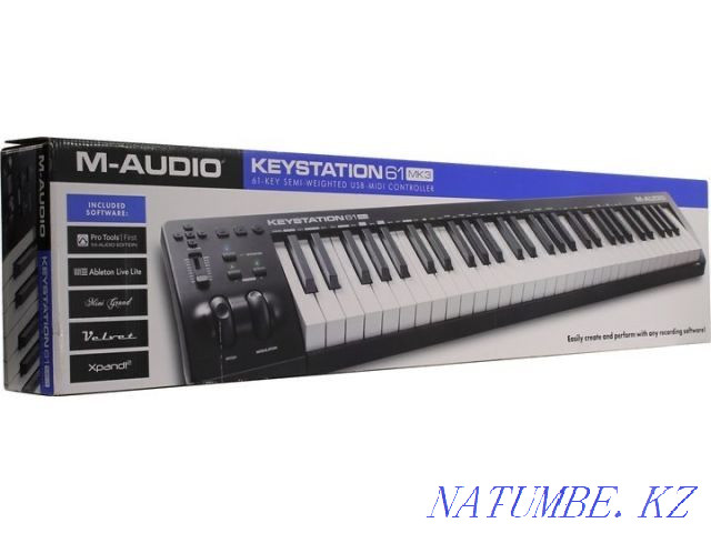 M-Audio Keystation 61 MK3 Black MIDI пернетақтасын сатыңыз  Қостанай  - изображение 5