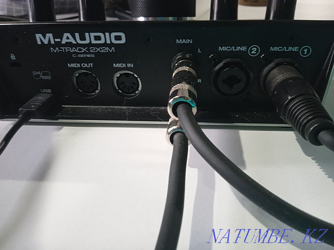 M-Audio m-track 2x2m c-сериялы дыбыс картасы  Павлодар  - изображение 3