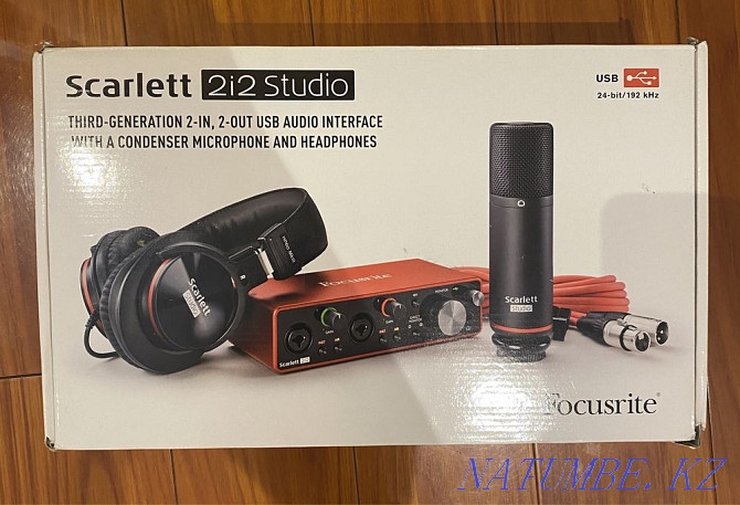 Focusrite scarlett 2i2 Studio 3nd GEN Recording Kit Almaty - photo 3