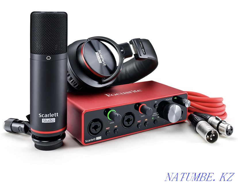 Focusrite scarlett 2i2 Studio 3nd GEN Recording Kit Almaty - photo 5