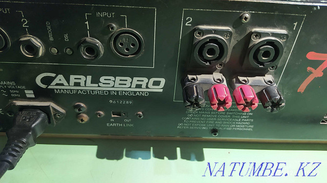 Amplifier Carlsbro CPX800 for sale. Original. Fully working. Almaty - photo 3