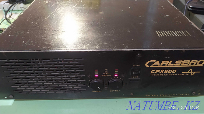 Продам усилитель Carlsbro CPX800. Оригинал. Полностью рабочий. Алматы - изображение 2