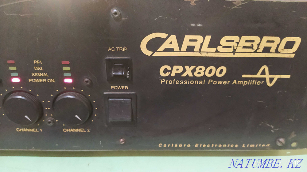 Amplifier Carlsbro CPX800 for sale. Original. Fully working. Almaty - photo 1