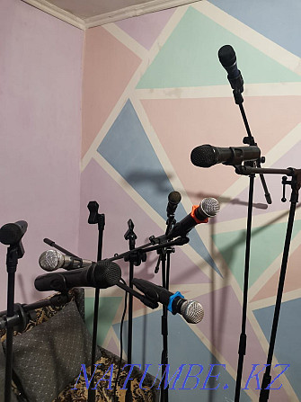 Микрофон,стойки,радио микрофоны Талгар - изображение 1