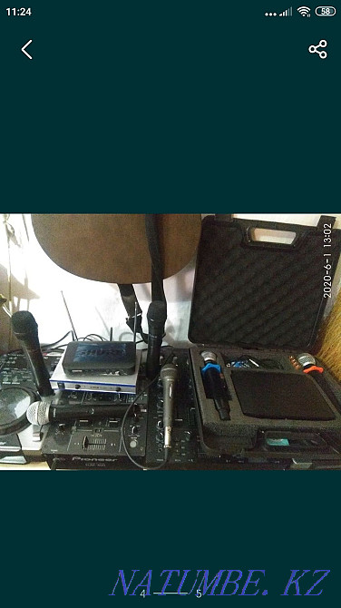 Микрофон,стойки,радио микрофоны Талгар - изображение 2