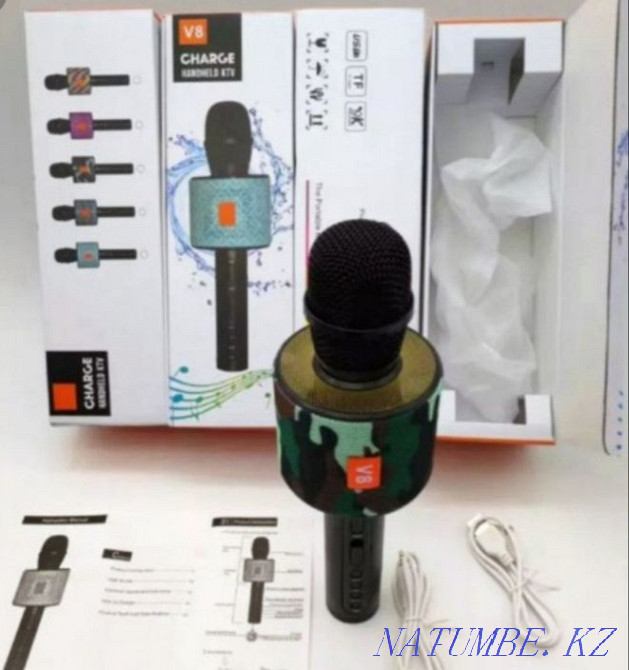 Микрафон + Караоке. Пой везде и где захочешь . Носи с собой всегда. Атырау - изображение 8
