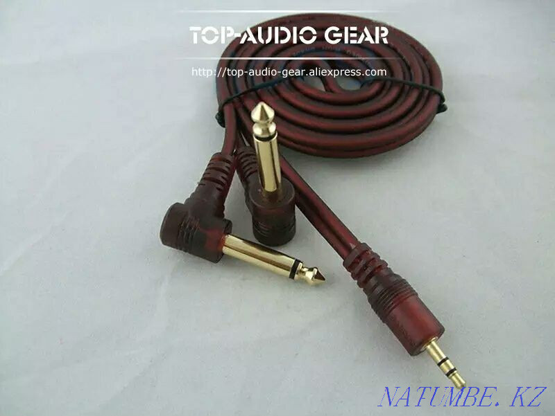 Audio cable aux 3.5 to 2 Jack 6.3. Firm. Almaty Almaty - photo 5