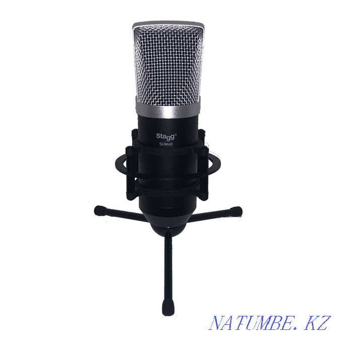 Stagg condenser microphone and M-Audio interface for podcasts streams Almaty - photo 3