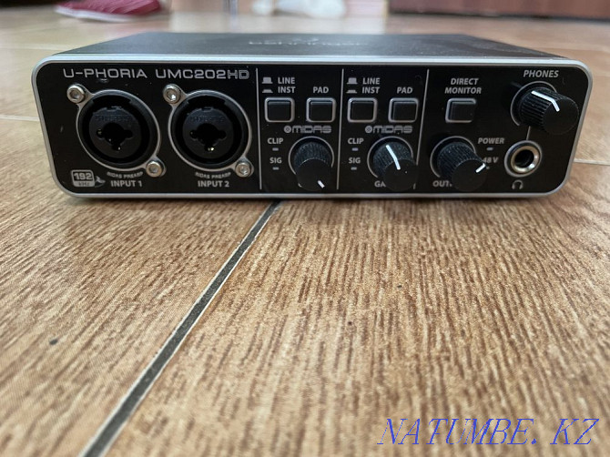 behringer umc202hd sound card Astana - photo 2