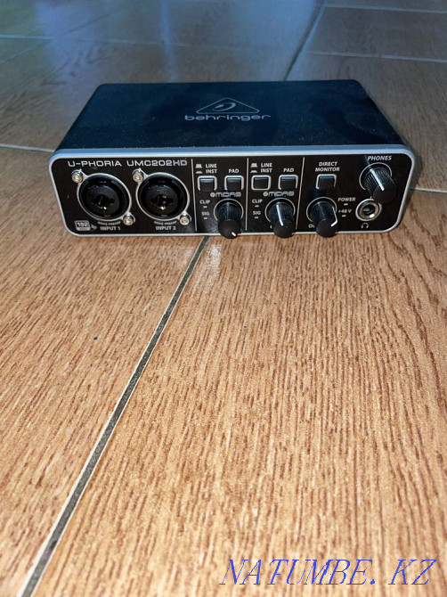 behringer umc202hd sound card Astana - photo 1
