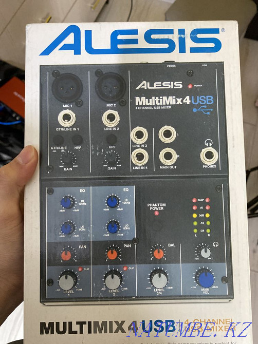Alesis Multimix 4 USB, араластырғыш  Астана - изображение 3