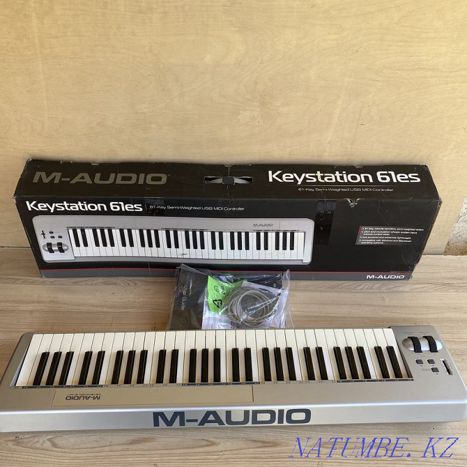 M audio Keystation 61 миди клавиатура Шымкент - изображение 4