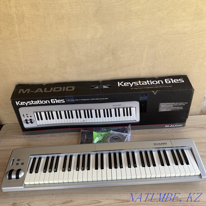 M audio Keystation 61 миди клавиатура Шымкент - изображение 1