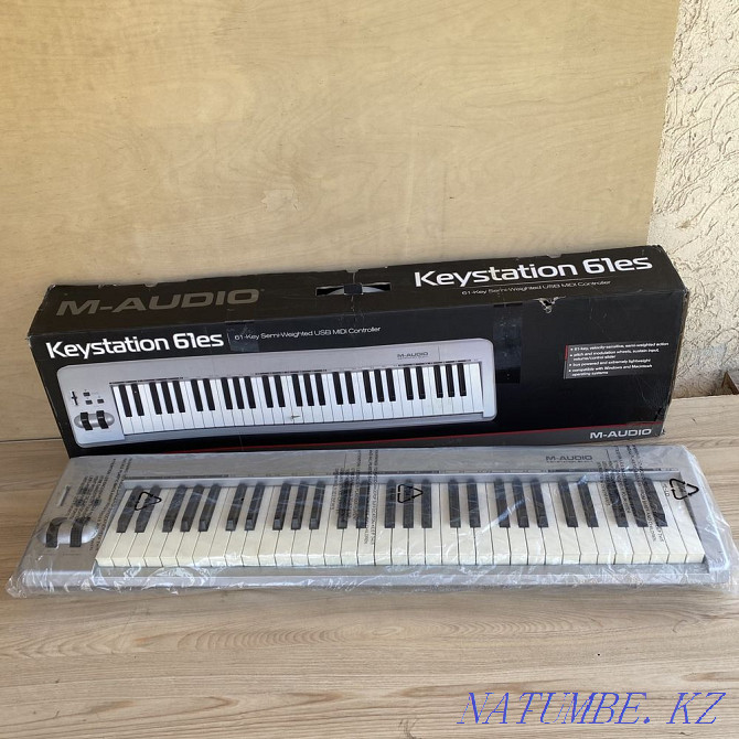 M audio Keystation 61 миди клавиатура Шымкент - изображение 5