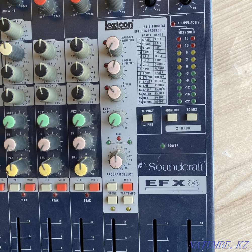 Soundcraft Efx8 микшерный пульт Оригинал Шымкент - изображение 2