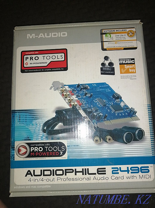 Звуковая карта Audiophile 2496 Алматы - изображение 2
