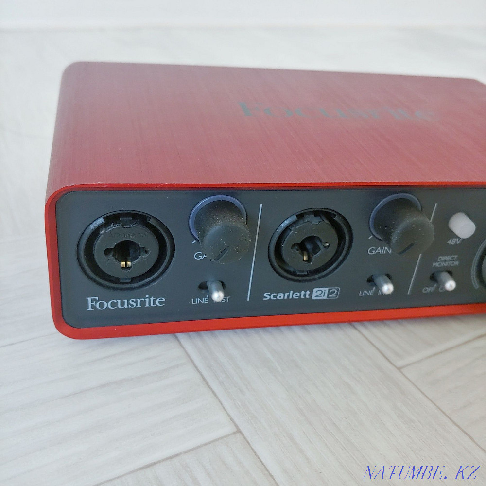 Focusrite 2i2 звуковая карта Шымкент - изображение 2