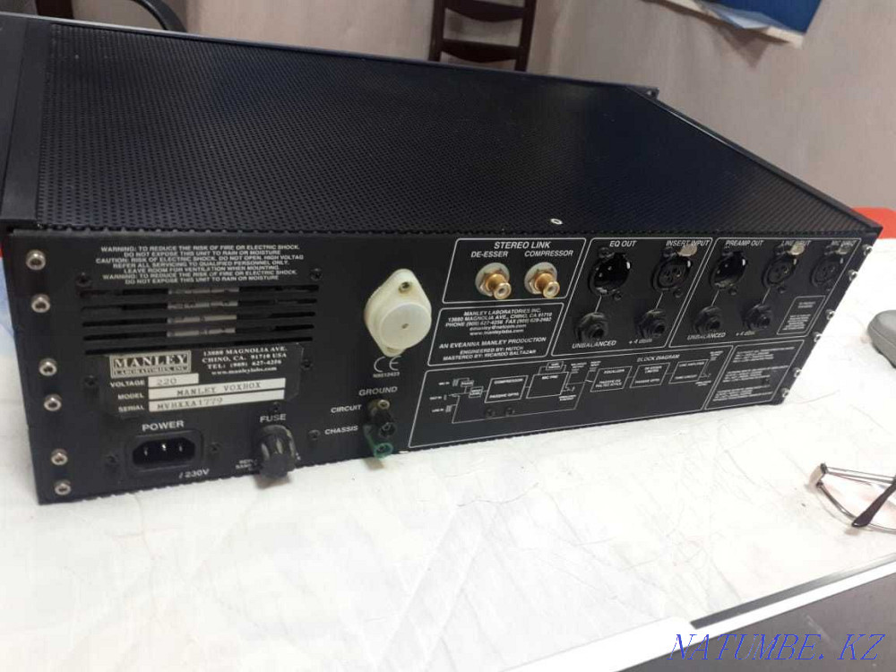 Manley Vox Box high end tube preamp Shymkent - photo 6