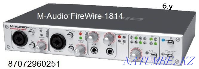 sound card M-Audio FireWire 1814 (#951) Almaty - photo 1