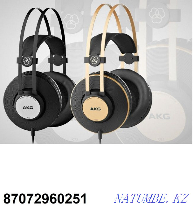 AKG K72 studio headphones for sale Almaty - photo 1
