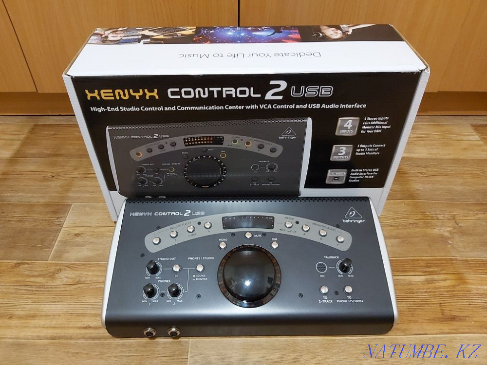 New controller for studio monitors BEHRINGER Control 2 USB Almaty - photo 1