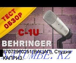 Майк USB Behringer C-1U золотистый Алматы - изображение 1