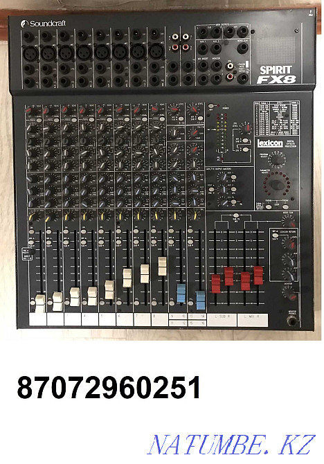 Sell mixer with processing Lexicon Soundcraft Spirit FX8 Almaty - photo 1